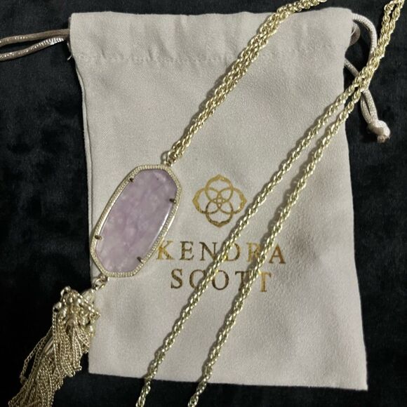 Kendra Scott Rayne Necklace – Amethyst Stone - Picture 2 of 2